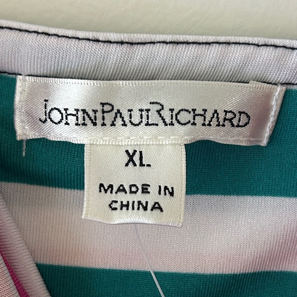 NWT JohnPaulRichard Colorful Striped High Low Dress - Picture 6 of 11